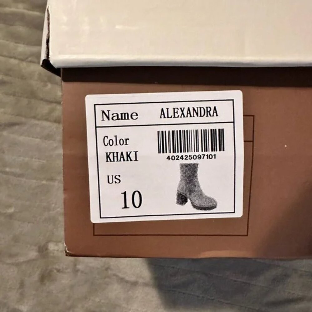 Oasis Society Alexandra Khaki Boot - Picture 5 of 5